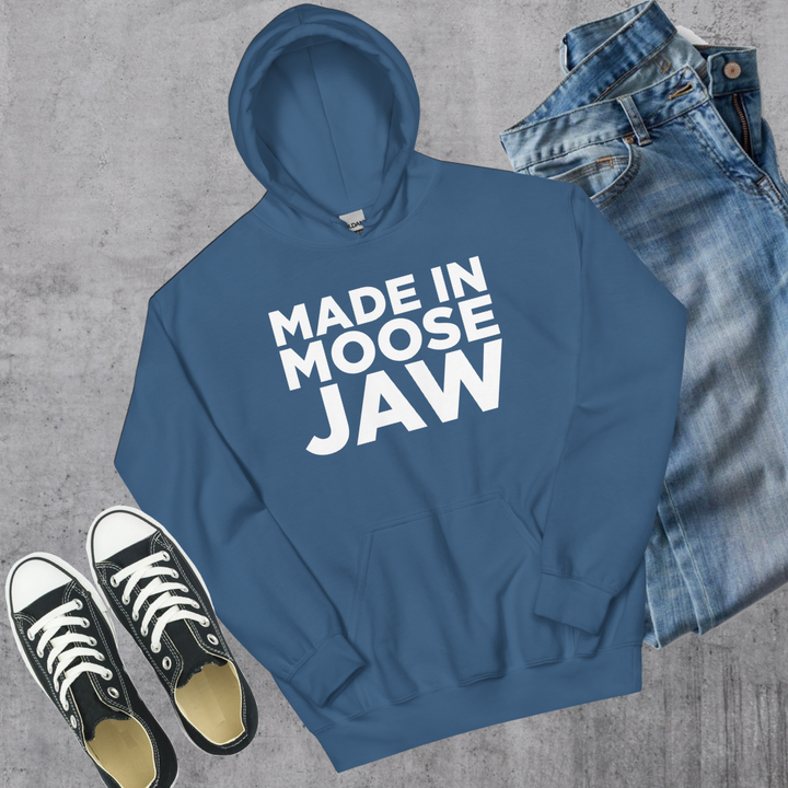 Made in Moose Jaw Hoodie - Indigo Blue / S