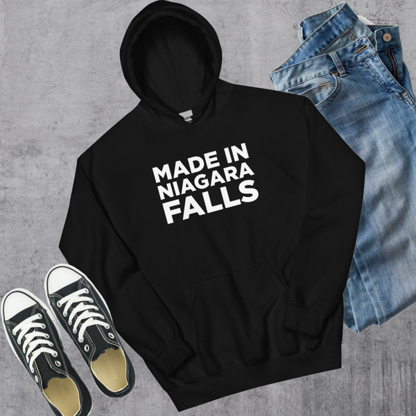 Made in Niagara Falls Hoodie - Black / S