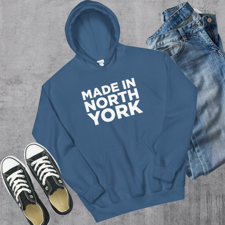 Made in North York Hoodie - Indigo Blue / S