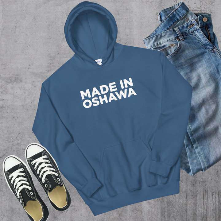 Made in Oshawa Hoodie - Indigo Blue / S