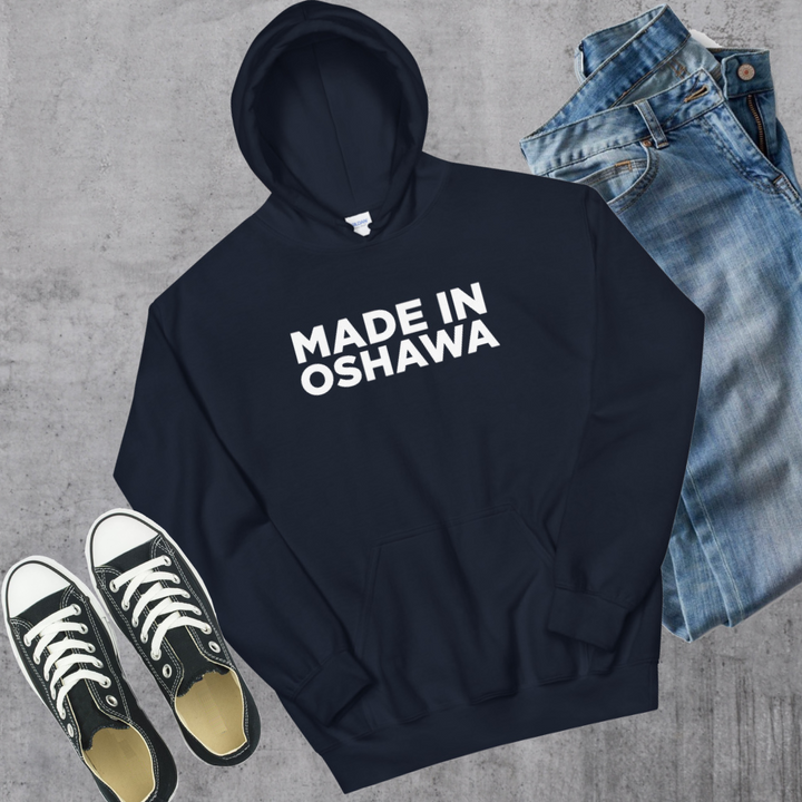 Made in Oshawa Hoodie - Navy / S