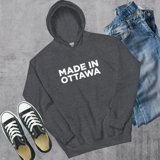 Made in Ottawa Hoodie - Dark Heather / S