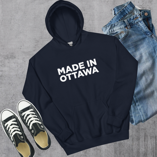 Made in Ottawa Hoodie - Navy / S