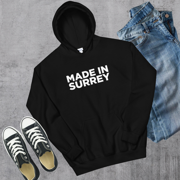 Made in Surrey Hoodie - Black / S