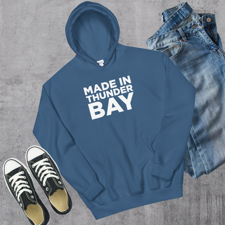 Made in Thunder Bay Hoodie - Indigo Blue / S