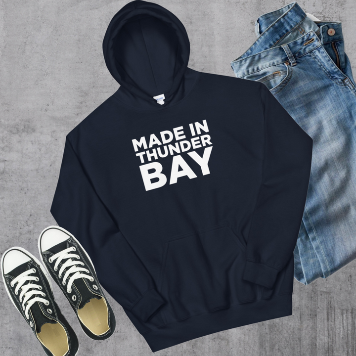 Made in Thunder Bay Hoodie - Navy / S