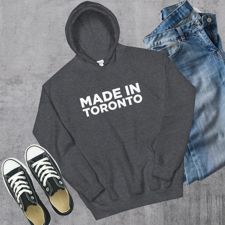 Made in Toronto Hoodie - Dark Heather / S