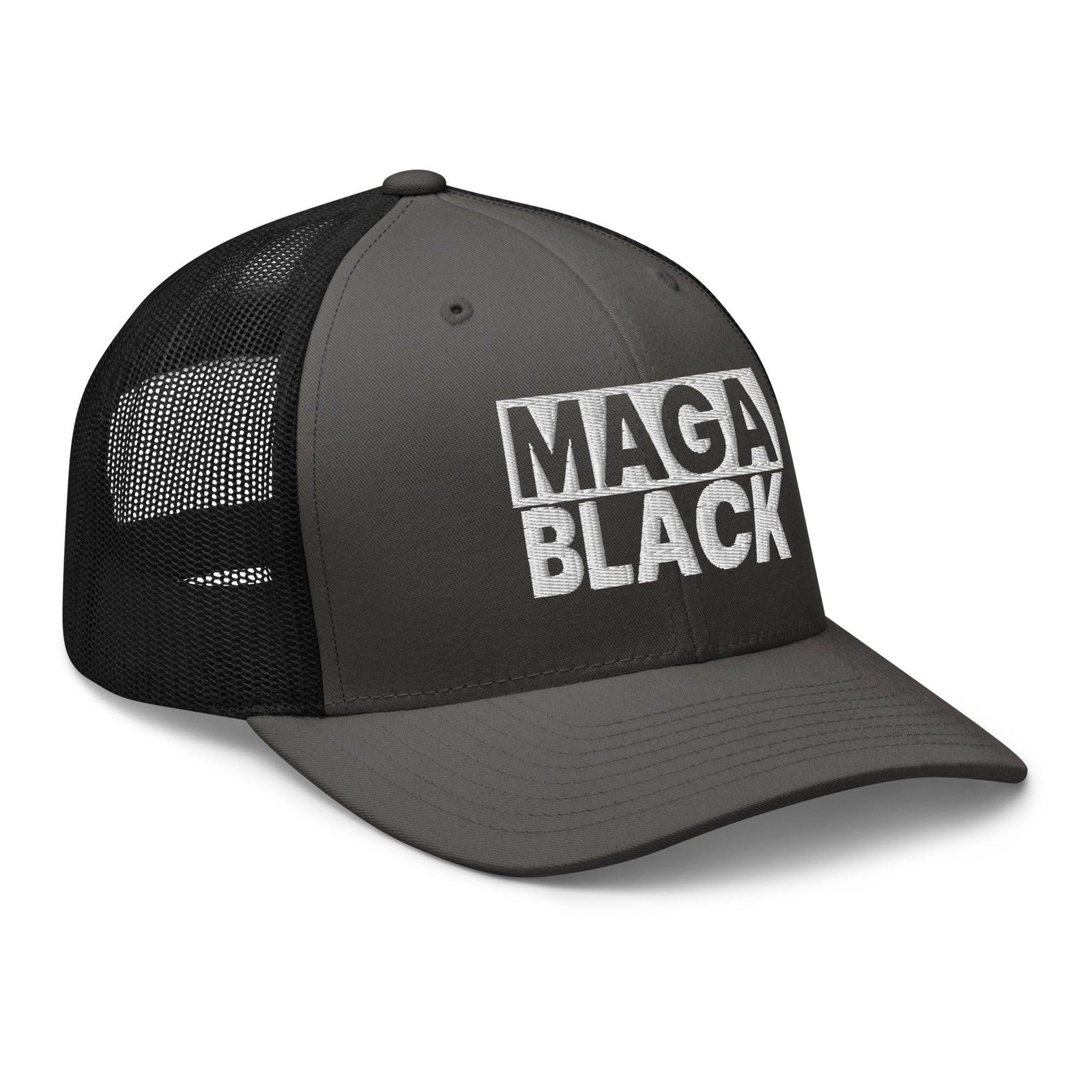 MAGA Black Retro Trucker Hat