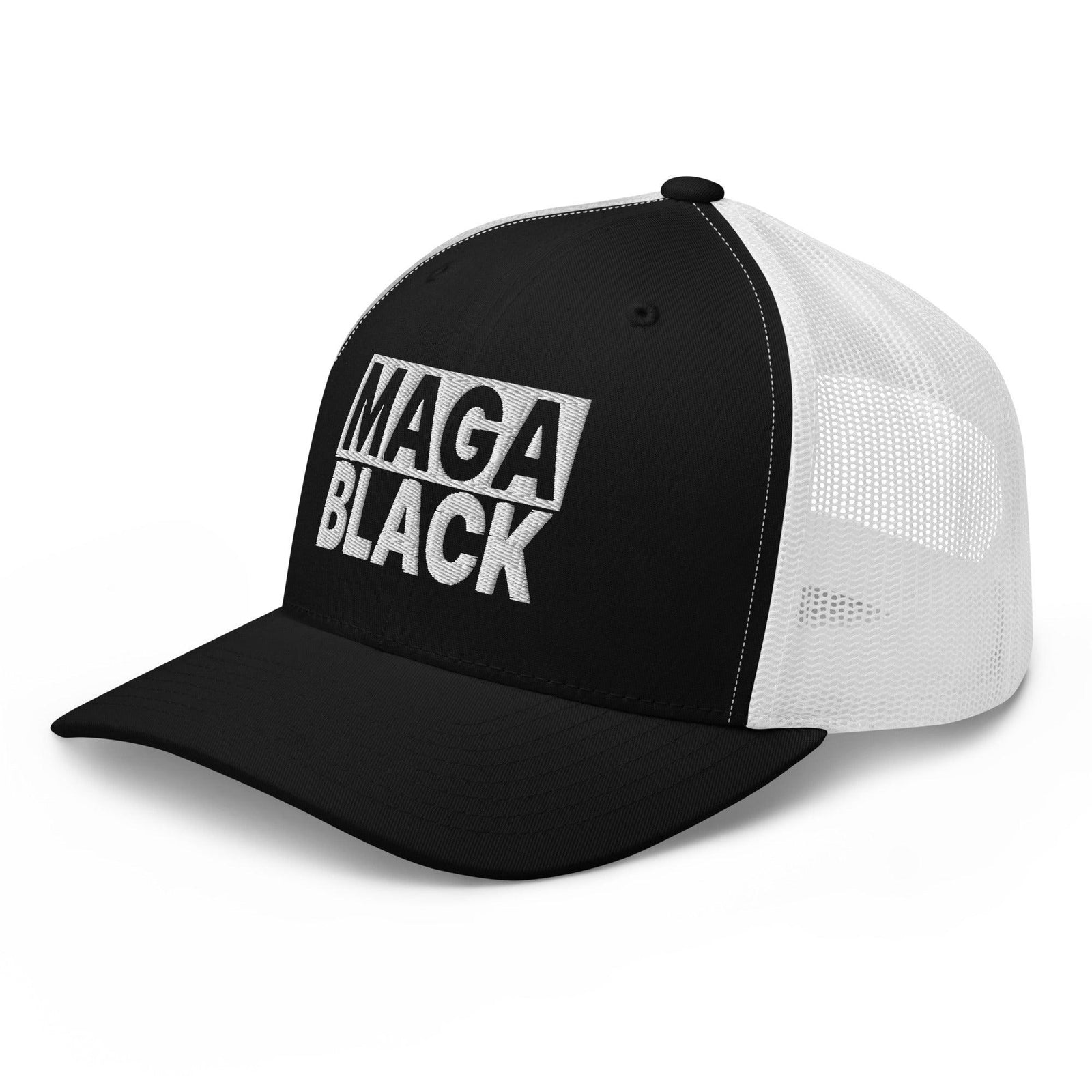 MAGA Black Retro Trucker Hat