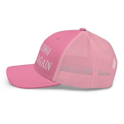 Make 1984 Fiction Again Embroidered Mesh Trucker Hat