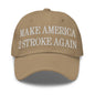 Make Us 2 Stroke Again Embroidered Dad Hat - Khaki