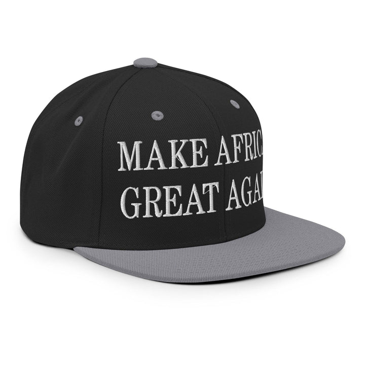 Make Africa Great Again Embroidered Flat Bill Brim Snapback Hat