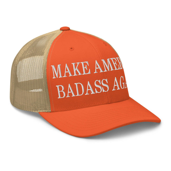 Make America Badass Again Embroidered Mesh Trucker Hat