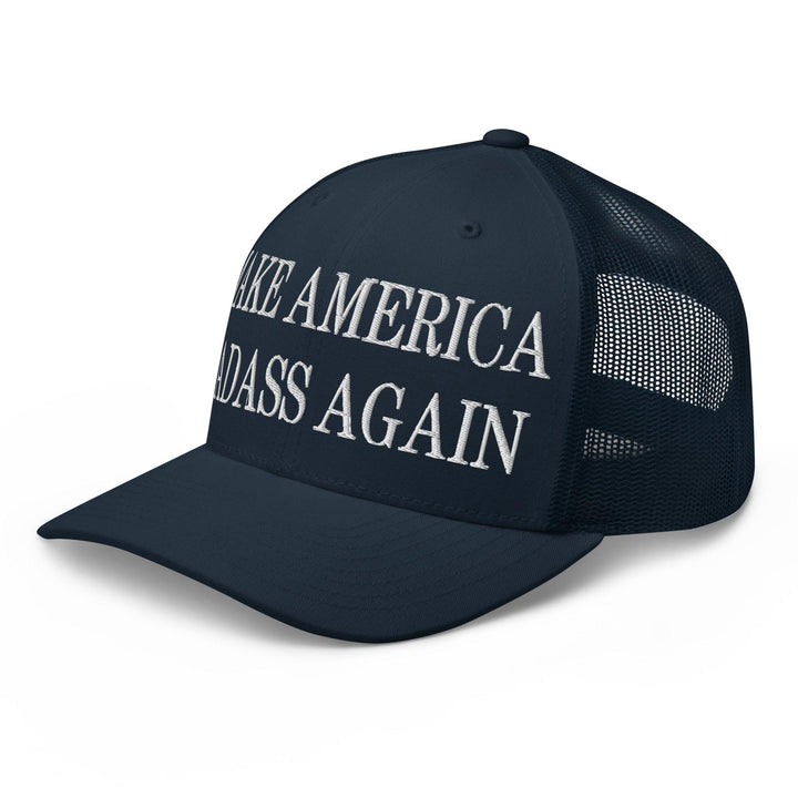 Make America Badass Again Embroidered Mesh Trucker Hat