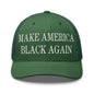 Make America Black Again Embroidered Mesh Trucker Hat - Evergreen