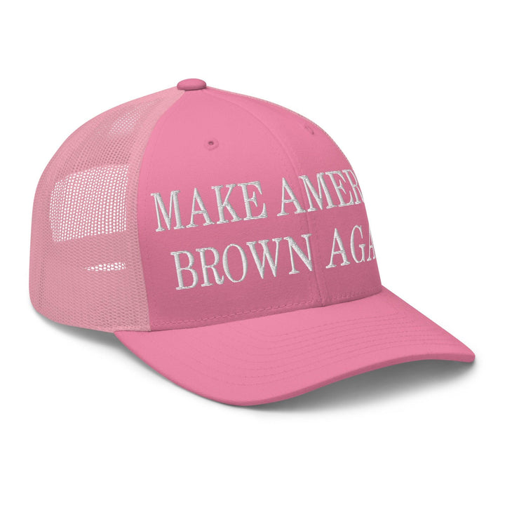 Make America Brown Again Embroidered Mesh Trucker Hat