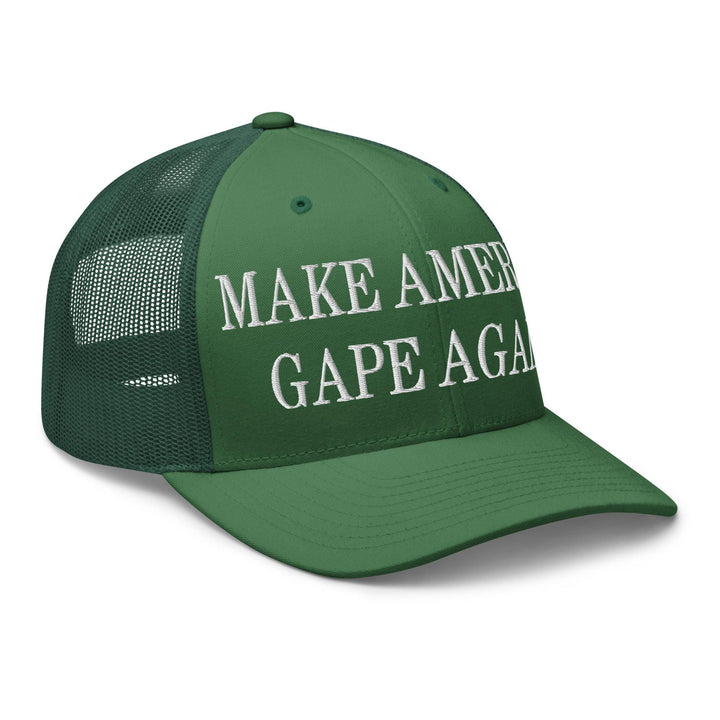 Make America Gape Again Embroidered Mesh Trucker Hat