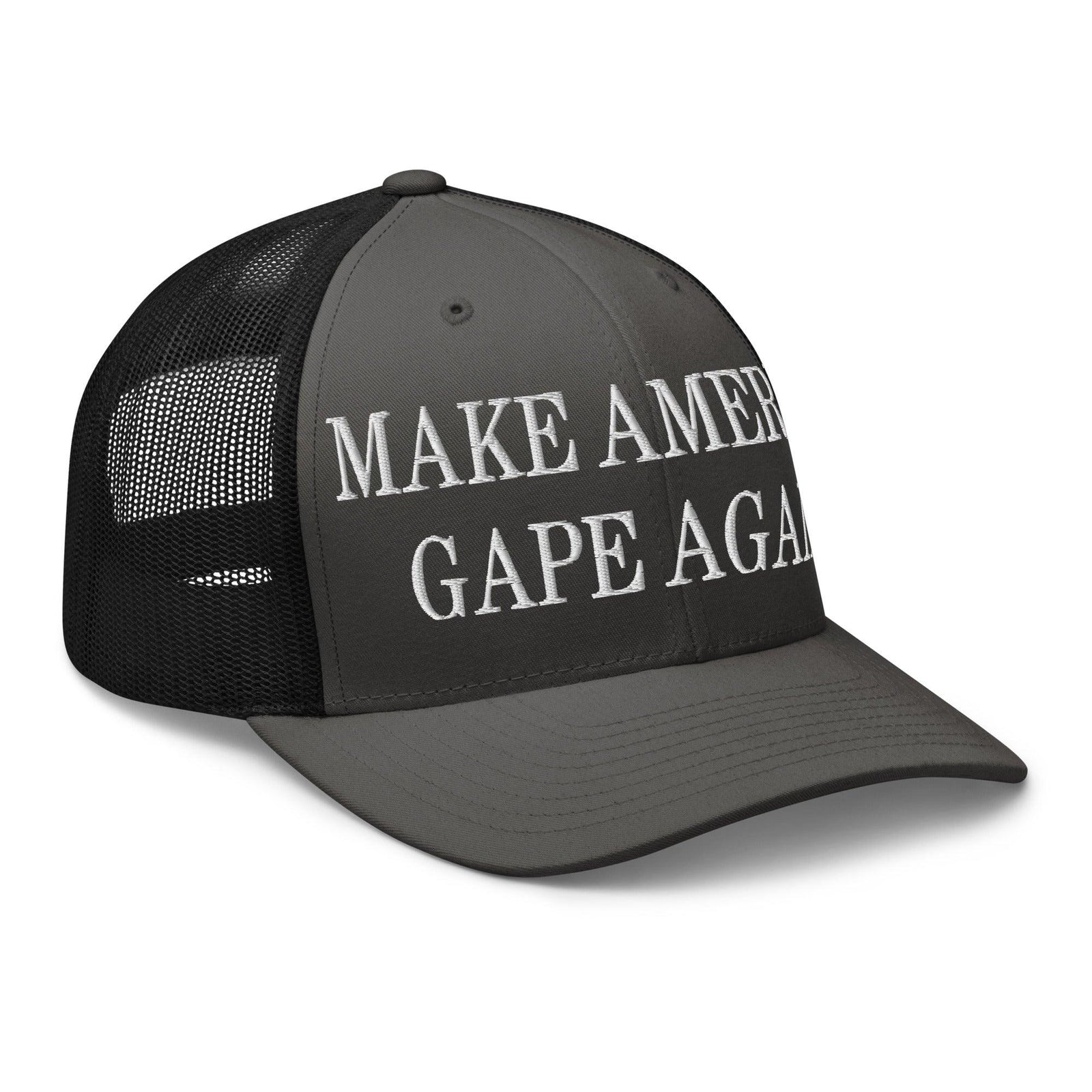 Make America Gape Again Embroidered Mesh Trucker Hat