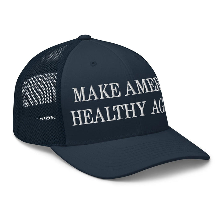 Make America Healthy Again Embroidered Mesh Trucker Hat