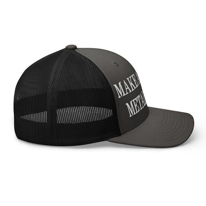Make America Metal Again Embroidered Mesh Trucker Hat