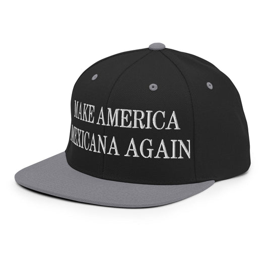 Make America Mexicana Again Claudia Sheinbaum Embroidered Flat Bill Brim Snapback Hat