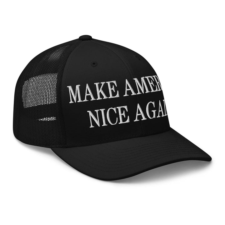 Make America Nice Again Embroidered Mesh Trucker Hat