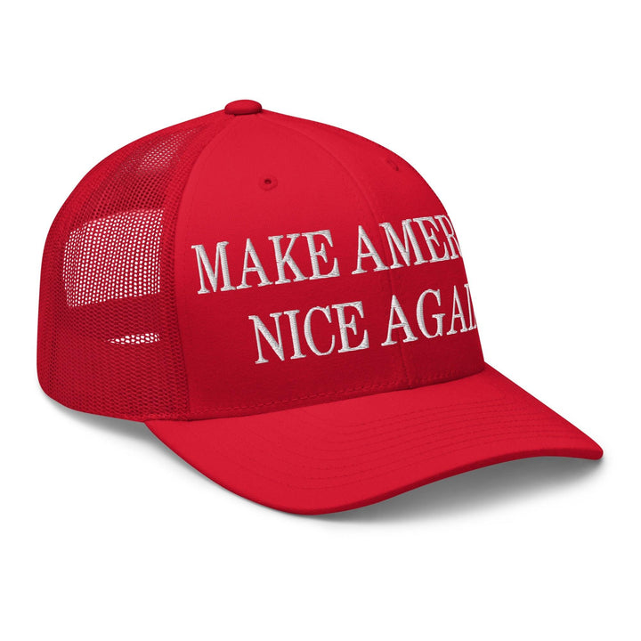 Make America Nice Again Embroidered Mesh Trucker Hat
