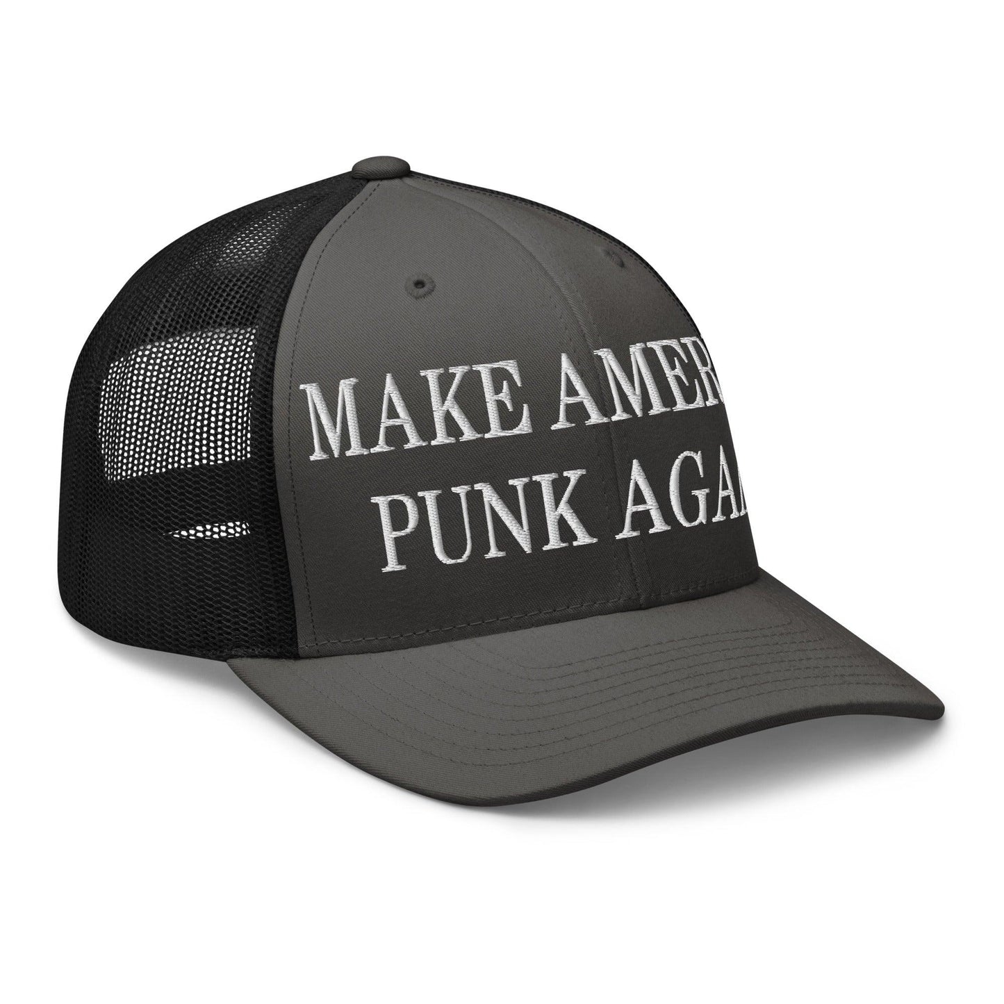 Make America Punk Again Embroidered Mesh Trucker Hat