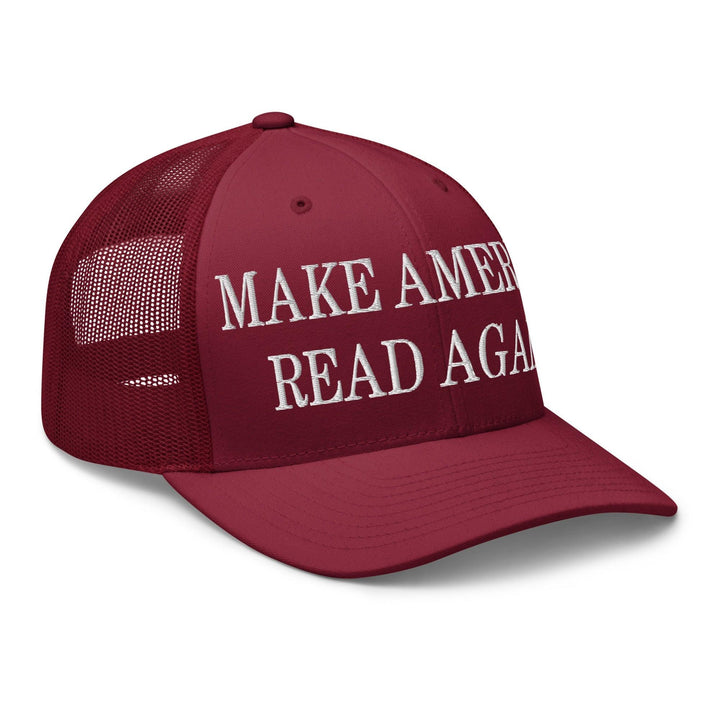 Make America Read Again Embroidered Mesh Trucker Hat