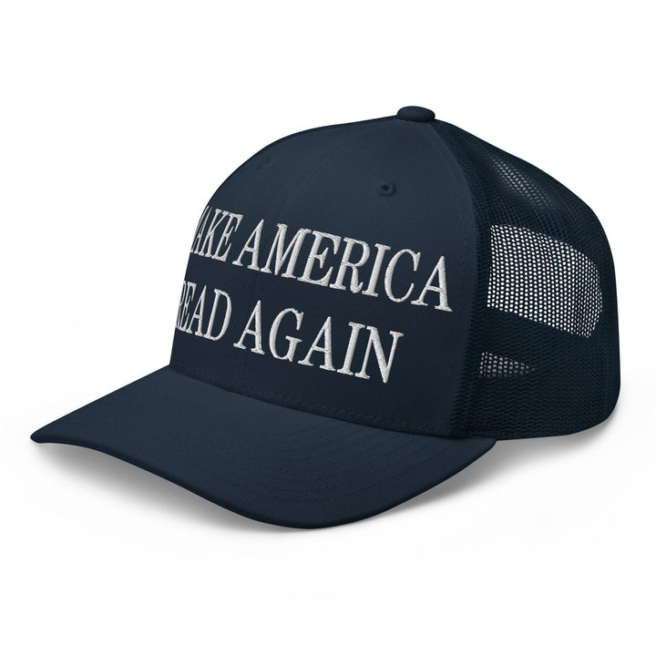 Make America Read Again Embroidered Mesh Trucker Hat