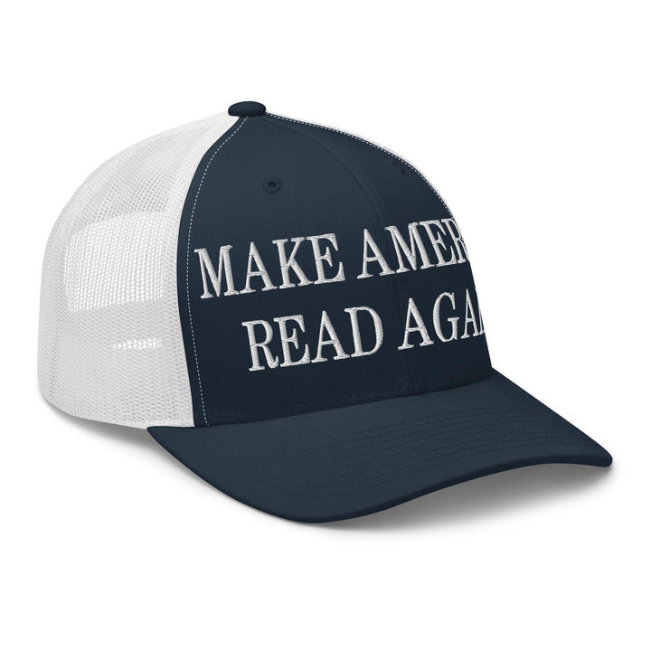 Make America Read Again Embroidered Mesh Trucker Hat