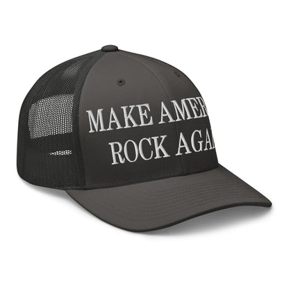 Make America Rock Again Embroidered Mesh Trucker Hat