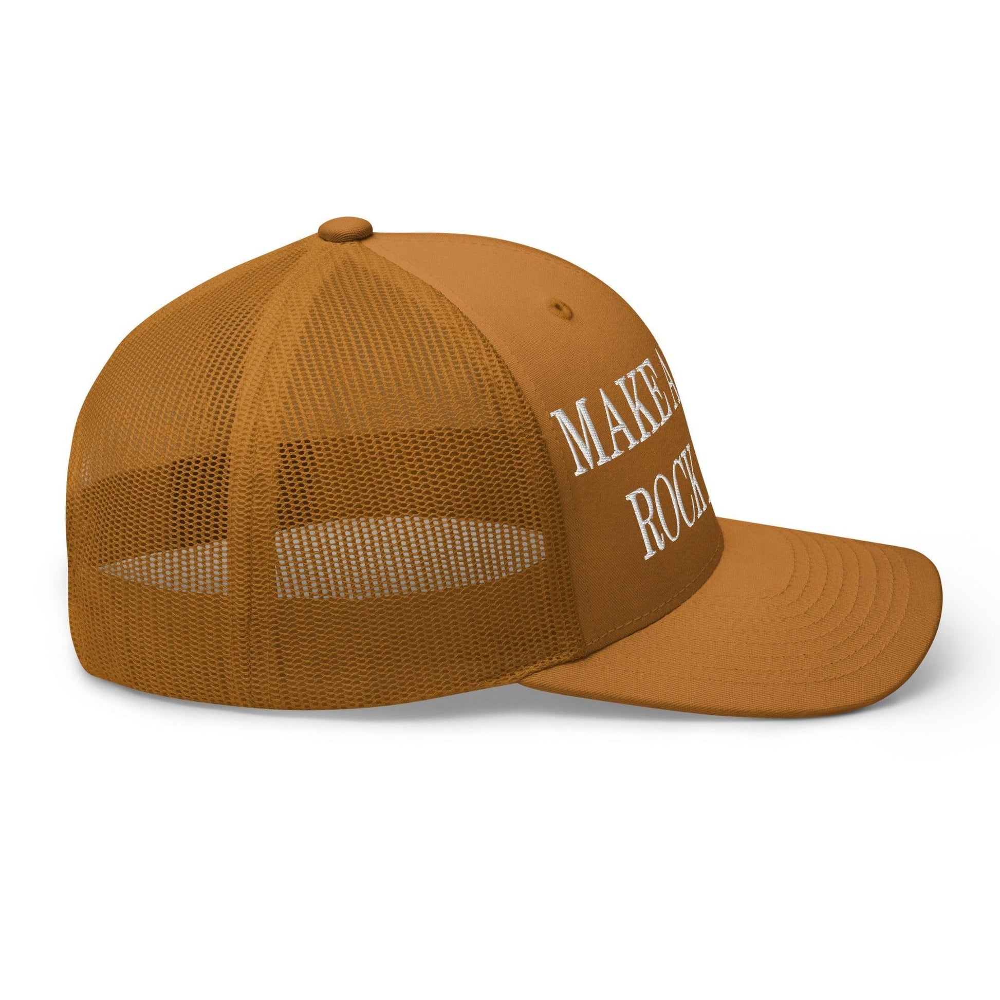 Make America Rock Again Embroidered Mesh Trucker Hat