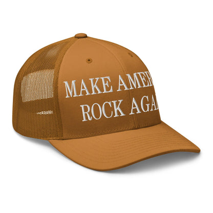 Make America Rock Again Embroidered Mesh Trucker Hat