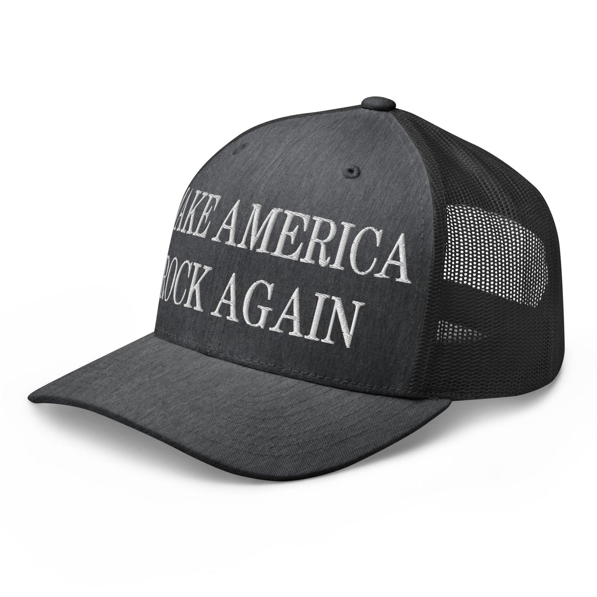 Make America Rock Again Embroidered Mesh Trucker Hat