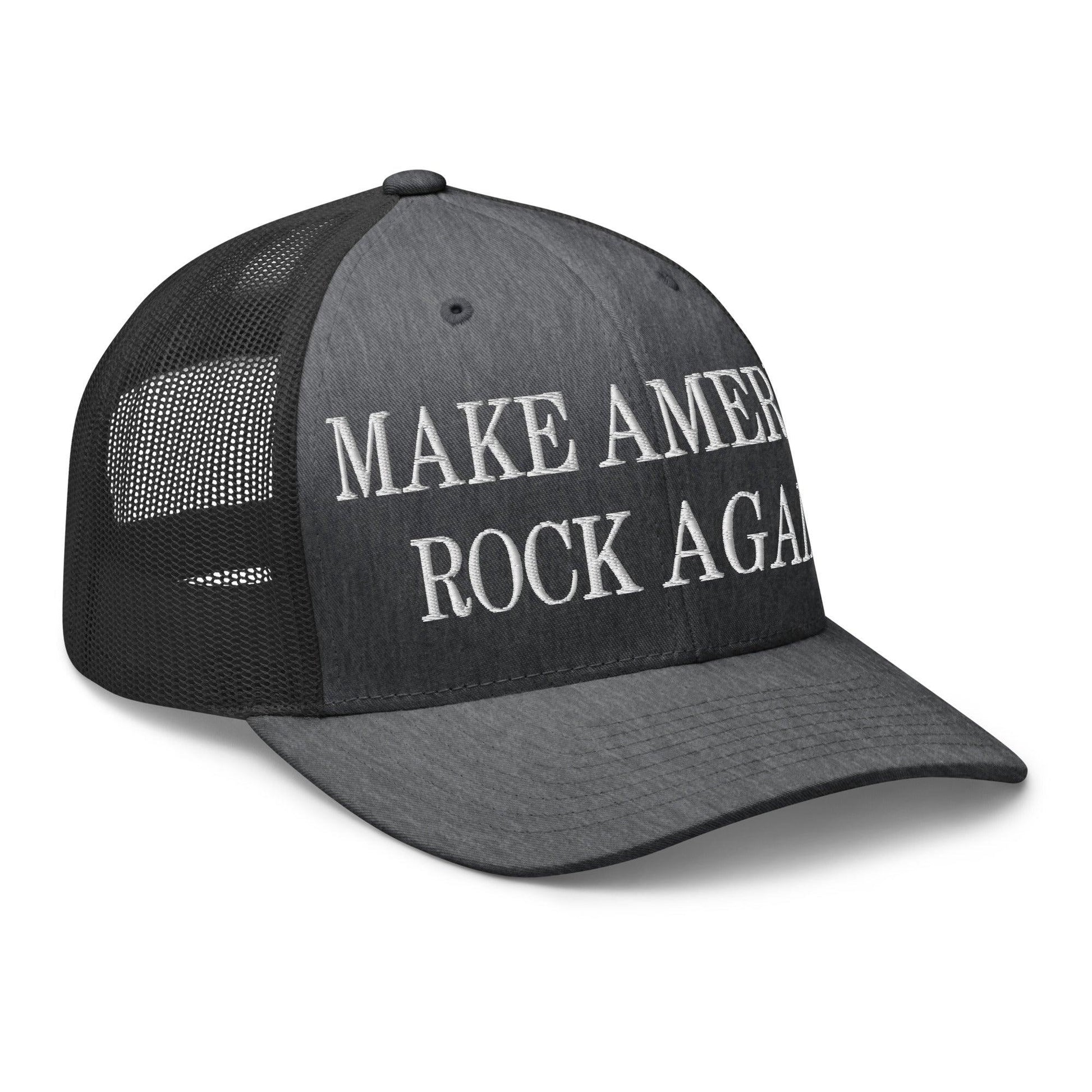 Make America Rock Again Embroidered Mesh Trucker Hat