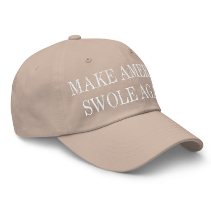 Make America Swole Again Embroidered Dad Hat