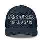Make America Trill Again Embroidered Mesh Trucker Hat - Navy