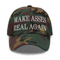 Make Asses Real Again Embroidered Dad Hat - Green Camo