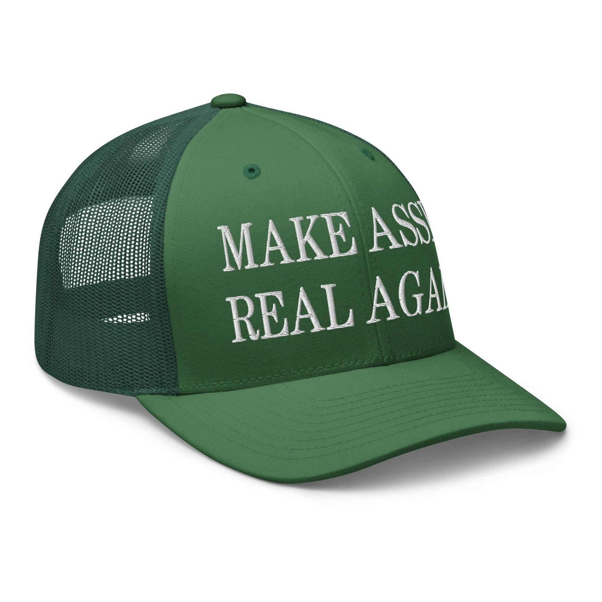 Make Asses Real Again Embroidered Mesh Trucker Hat
