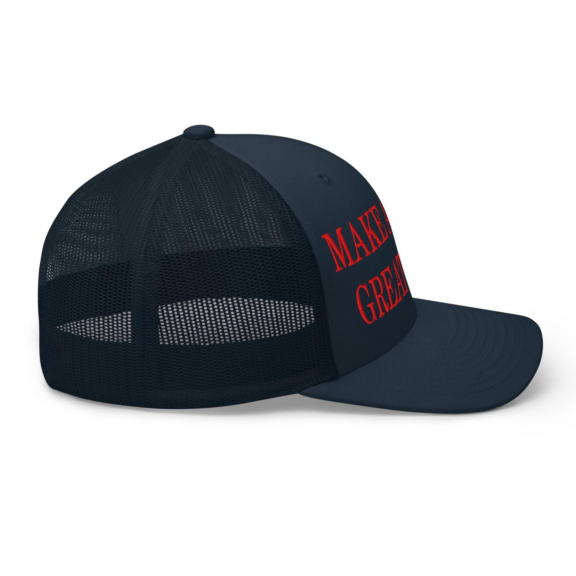 Make Auburn Great Again Embroidered Mesh Trucker Hat - Navy