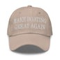 Make Boating Great Again Embroidered Dad Hat - Stone