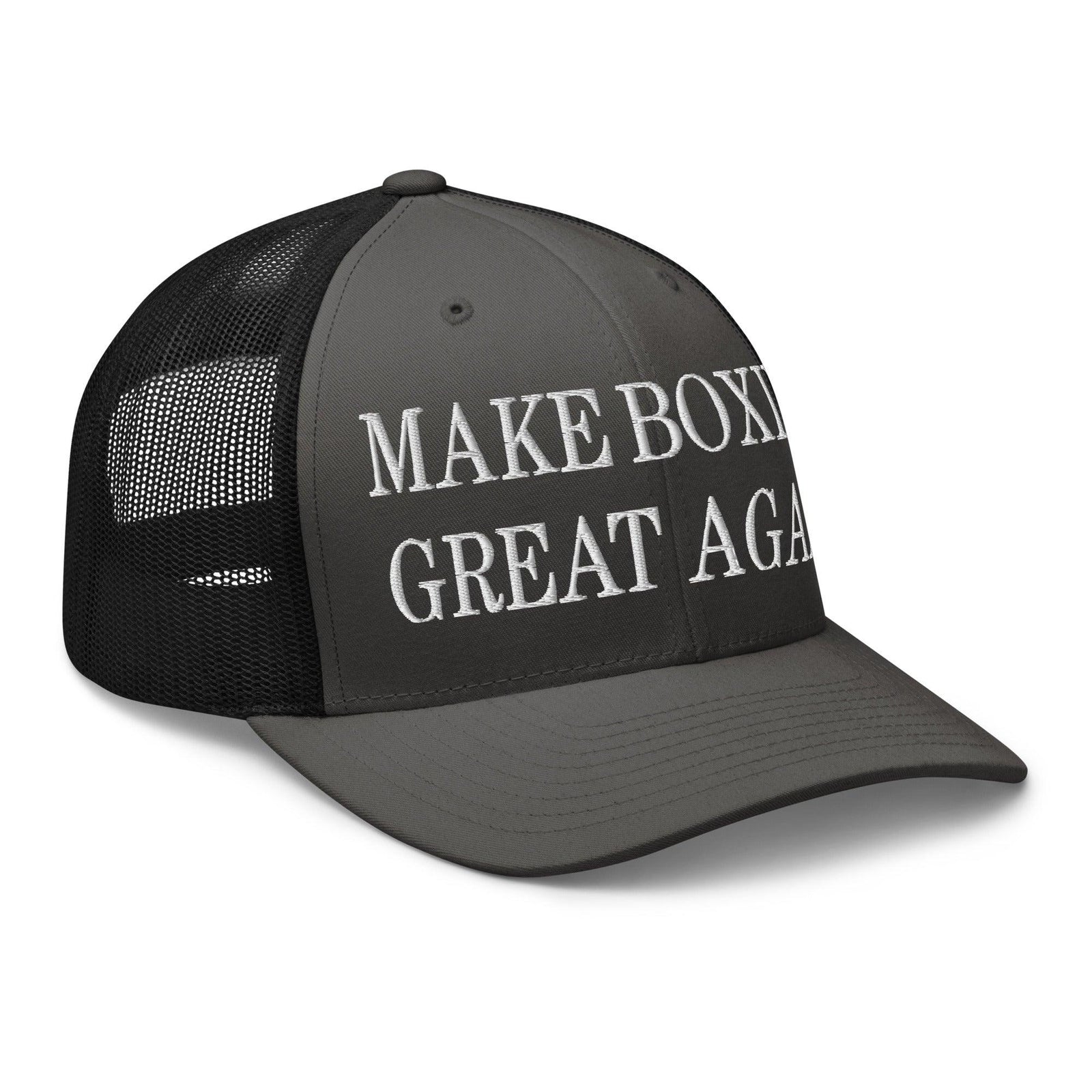 Make Boxing Great Again Embroidered Mesh Trucker Hat
