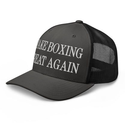 Make Boxing Great Again Embroidered Mesh Trucker Hat