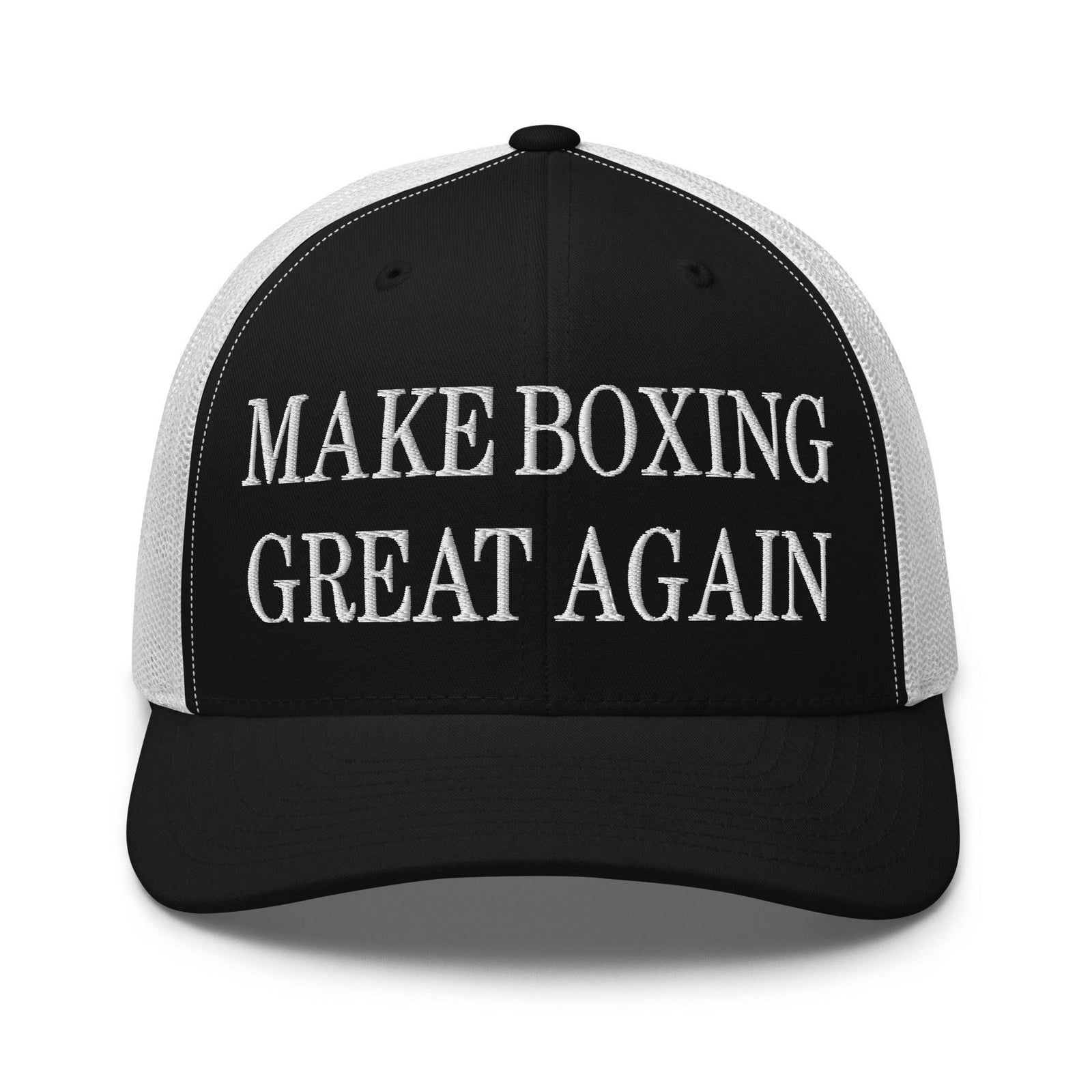 Make Boxing Great Again Embroidered Mesh Trucker Hat