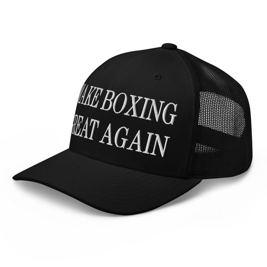 Make Boxing Great Again Embroidered Mesh Trucker Hat