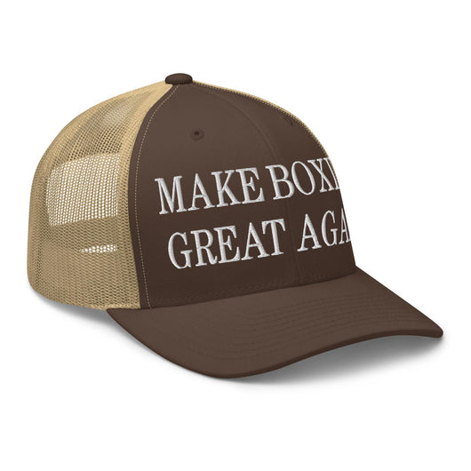 Make Boxing Great Again Embroidered Mesh Trucker Hat