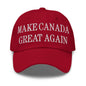 Make C Great Again Embroidered Dad Hat - Cranberry