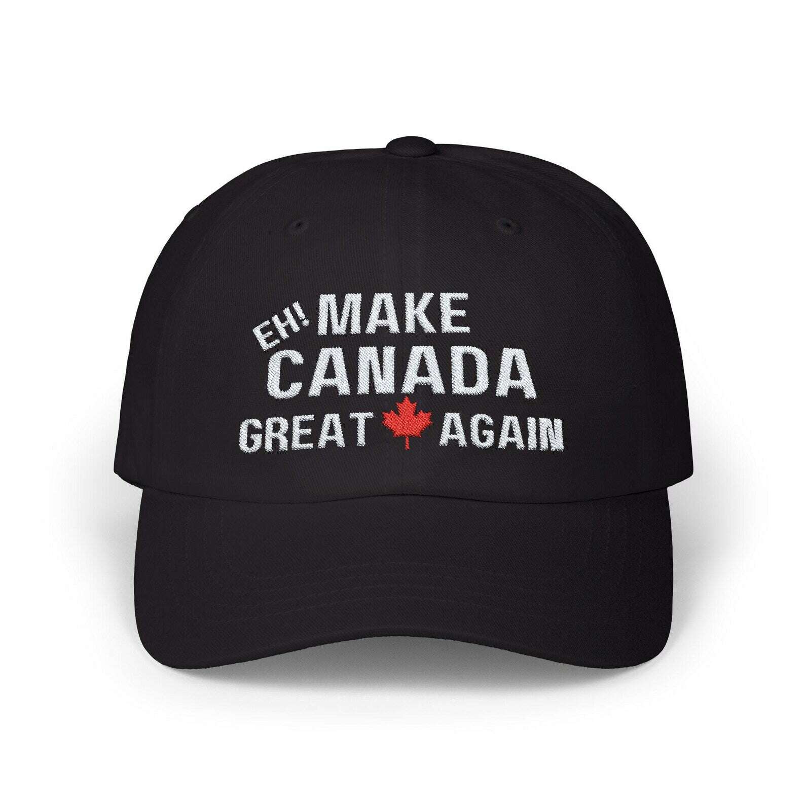 Make Canada Great Again Classic Dad Cap - Black - Headwear