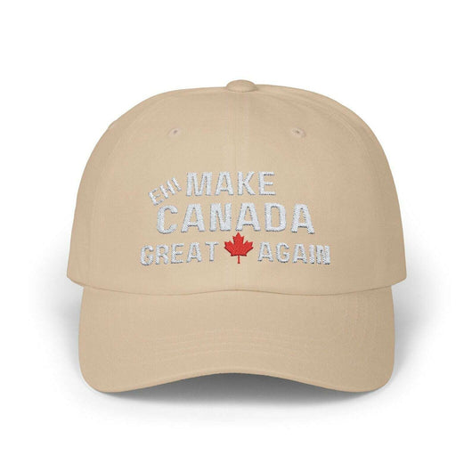 Make Canada Great Again Classic Dad Cap - TAN - Hats